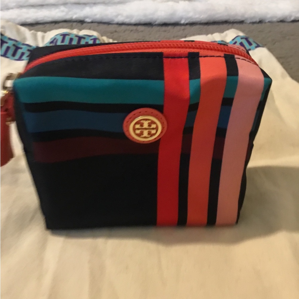 Troy Burch Printed Nylon Cosmetic Bag